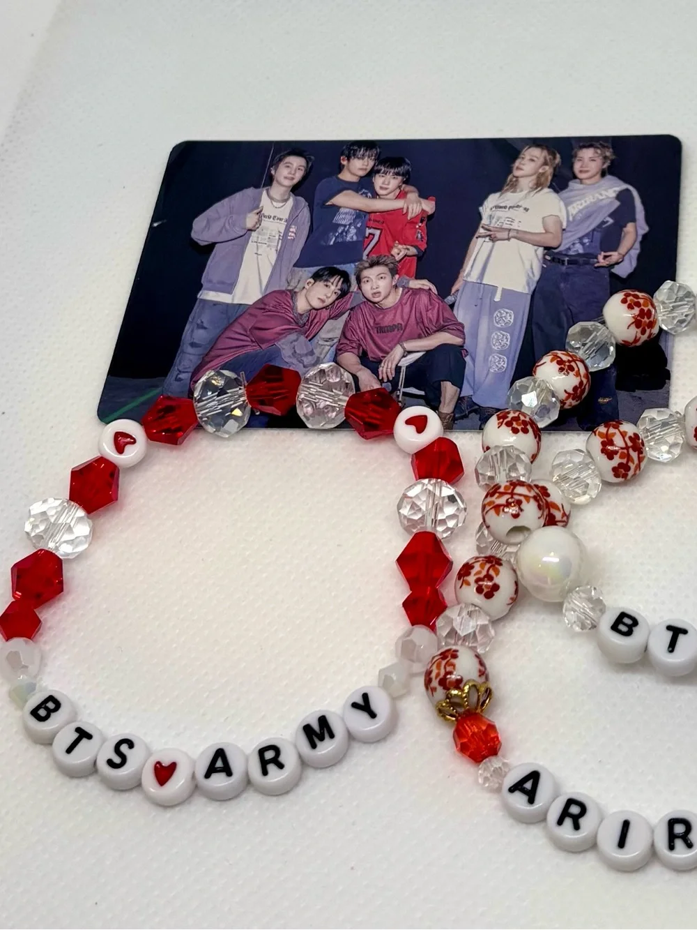 (4pcs) BTS ARMY 2026 ARIRANG BRACELET PHOTOCARD BUNDLE